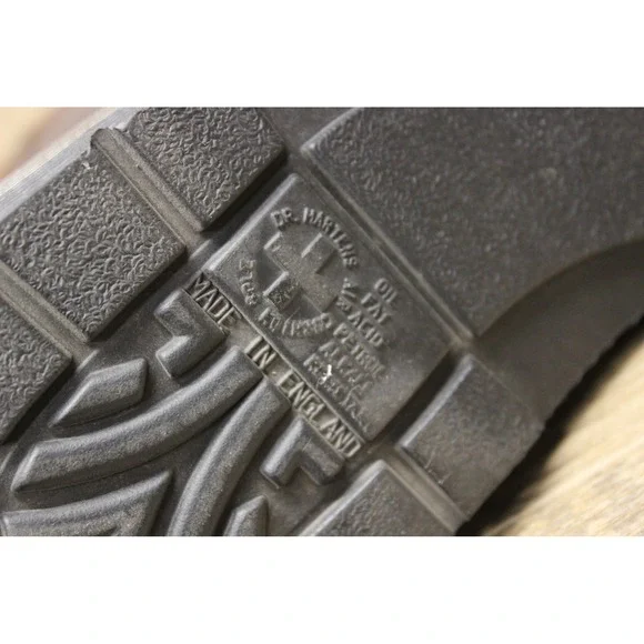 Dr. Martens Womens Vintage 9936 Brown Leather Chunky 5 Eye Oxford Mules 7 - Picture 16 of 16